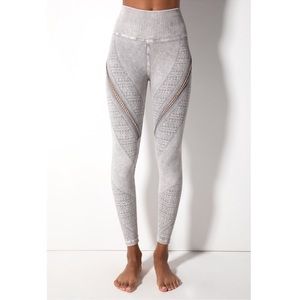 Avocado Anthropologie Lara Braided Embellishment Leggings Size XL